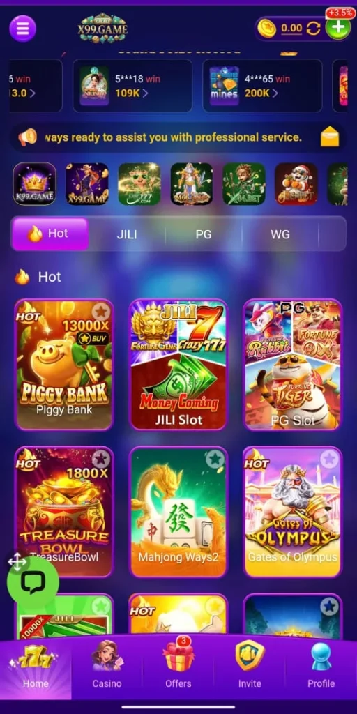 x99 game slots games 