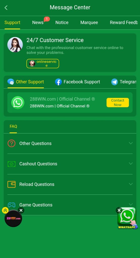 24/7 customer service