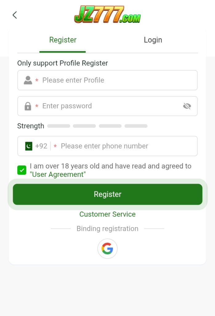 jz777-game-register