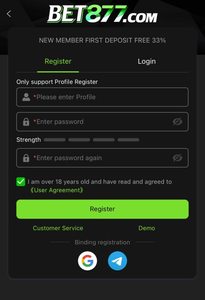 bet877-game-register